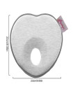 Newborn 3 Months Baby Head Shaping Pillow Cushion for Flat Head Syndrome Prevention Prevent Plagiocephaly Grey